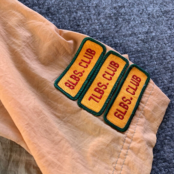 Vintage Penn Reels Mens Shirt Size M Fishing Button Up Embroidered Patches - Picture 9 of 15